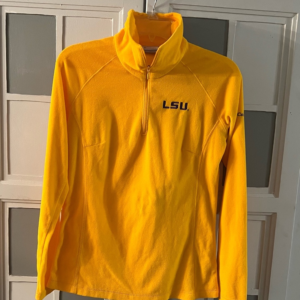 Columbia LSU Quarter-Zip Sweatshirt